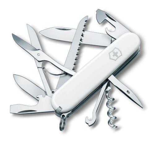 Swiss Pocket Knife - VICTORINOX SAK Huntsman (White)