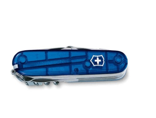 Swiss Pocket Knife - VICTORINOX SAK Swiss Champ (Blue Translucent)
