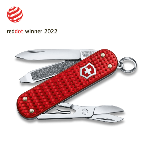 Swiss Pocket Knife - VICTORINOX SAK Classic SD Precious Alox (Red)