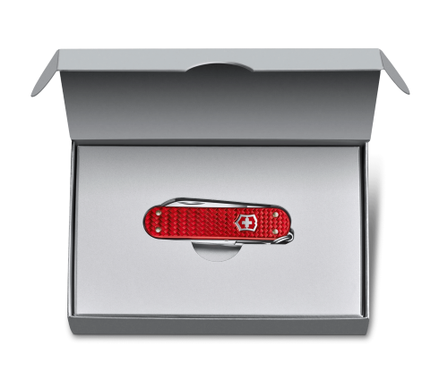 Swiss Pocket Knife - VICTORINOX SAK Classic SD Precious Alox (Red)