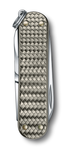 Swiss Pocket Knife - VICTORINOX SAK Classic SD Precious Alox (Grey)