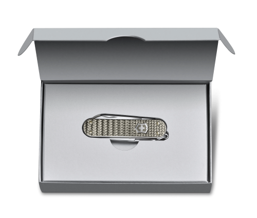 Swiss Pocket Knife - VICTORINOX SAK Classic SD Precious Alox (Grey)