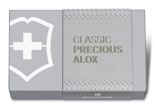 Swiss Pocket Knife - VICTORINOX SAK Classic SD Precious Alox (Grey)