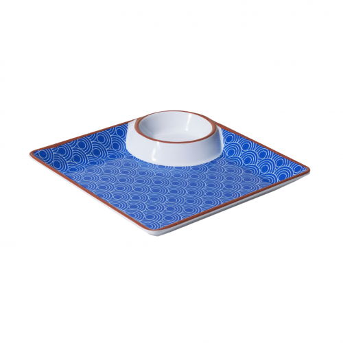 Individual Serving Plate - AVANTI Square Wave (20cm)