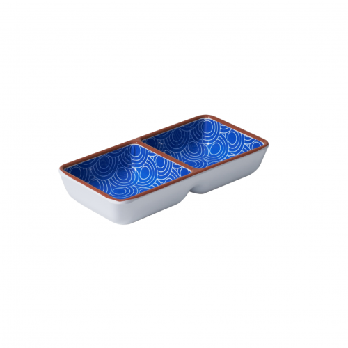 Divided Sauce Dish - AVANTI Wave (14 x 7cm)