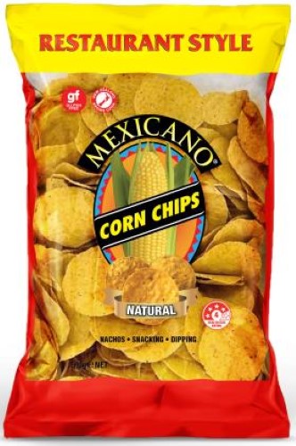 Mexicano Corn Chip Natural Gluten Free  - 500G