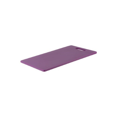 Chef Inox - Cutting Board Polyethylene Purple with Handle 450x300x12mm