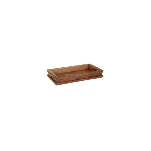 Chef Inox - Serve Natural Acacia Display Tray GN 1/4 265x162x40mm