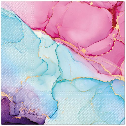 Napkins - PAW WATERCOLOR DREAM 33 x 33cm (Pack of 20 )