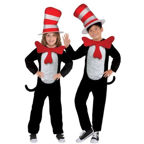 Costume Dr. Seuss The Cat in the Hat Jumpsuit 4-6 Years