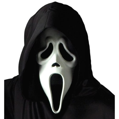 Costume Accessory - Ghost Face Mask with Shroud