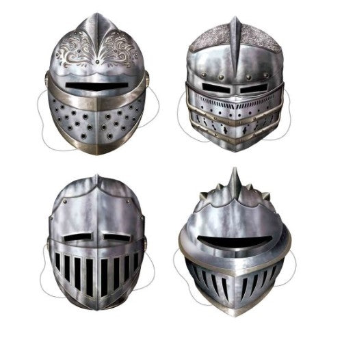Beistle Medieval Knight Masks - (Pack of 4 )