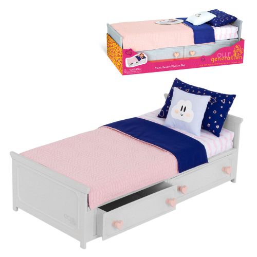 Our Generation Accessory - Starry Slumbers Platform Bed