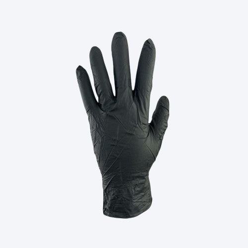 Omni Black Nitrile Gloves Large 10 Disposables