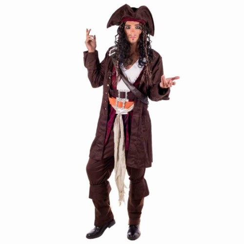 Costume Pirate Rum Smuggler Men's Medium