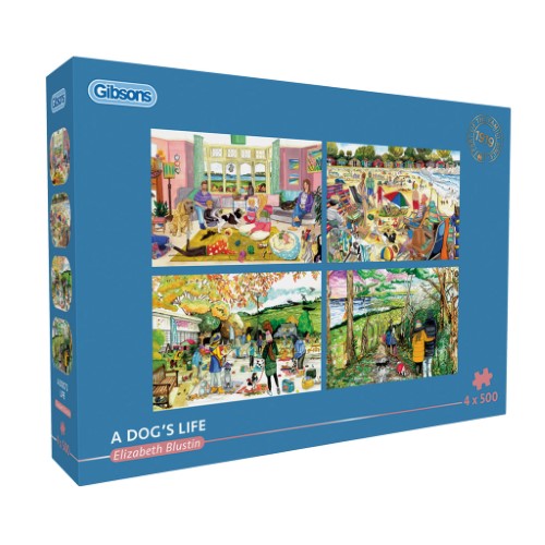 Gibsons: A Dog'S Life (4 X 500pc)