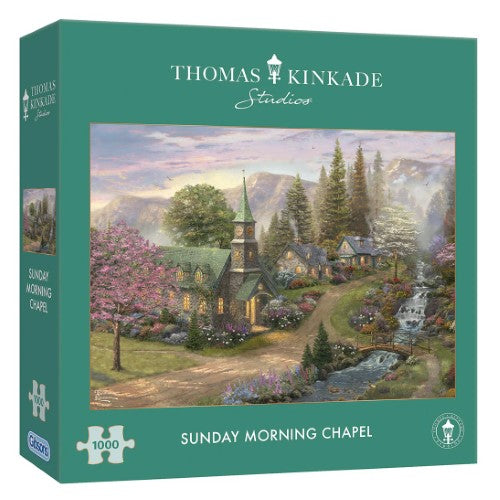 Gibsons: Thomas Kinkade - Sunday Morning Chapel (1000PC)