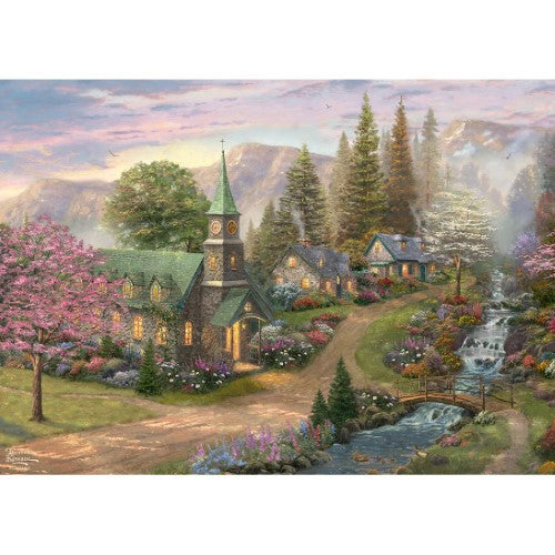 Gibsons: Thomas Kinkade - Sunday Morning Chapel (1000PC)