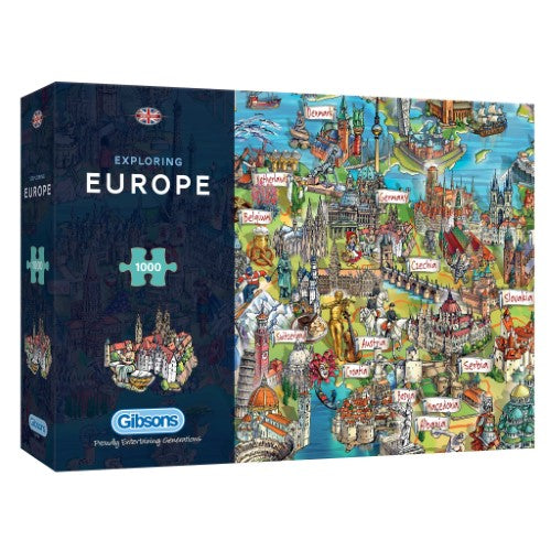 Gibsons: Exploring Europe (1000PC)