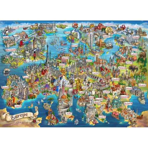 Gibsons: Exploring Europe (1000PC)