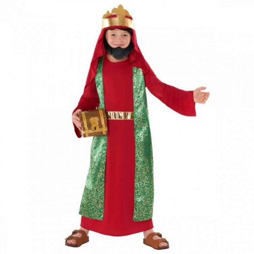 Costume Nativity King Red Child's 7-9 Years