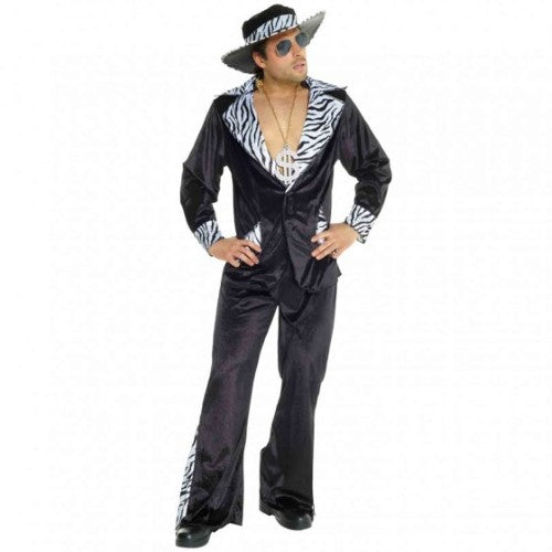 Costume Black Pimp Daddy Men's Large
