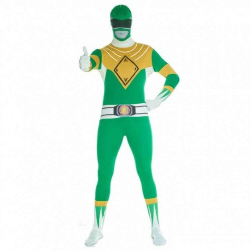 Costume Green Power Rangers Morphsuit Adult Medium
