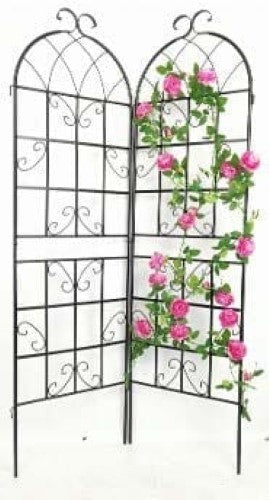 Omni Décor Metal Garden Trellis Swirls