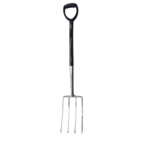 Viking Yard Border Fork Polished Steel