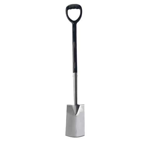 Viking Yard Digging Spade Polished Steel
