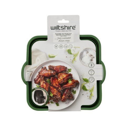 Wiltshire Silicone Air Fryer Square Collapsible Pan 20cm