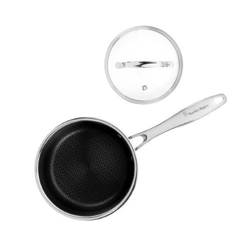 Stanley Rogers SR-Matrix Non-stick Saucepan with Glass Lid 16cm / 1.7L