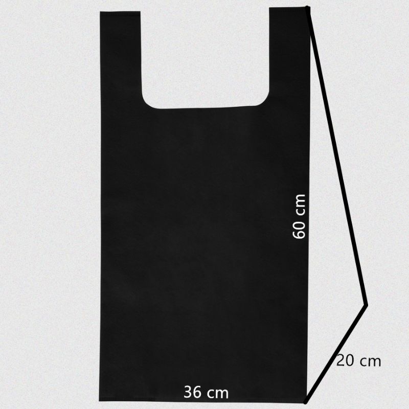 Non-Woven Singlet Bag - Xl 60cm (100pcs)