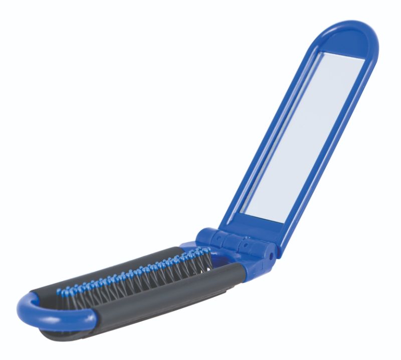 Hair Brush - Folding With Mirror (Set of 6)