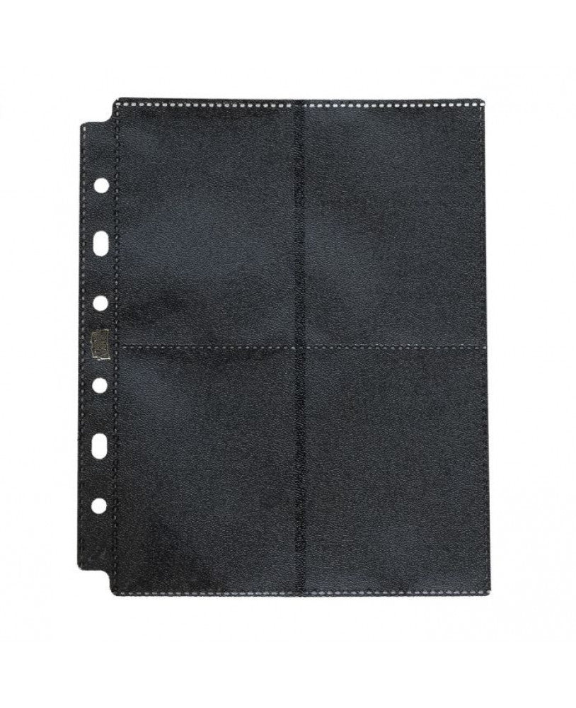 Dragon Shield: Binder Pages - 8-Pocket Display - Black