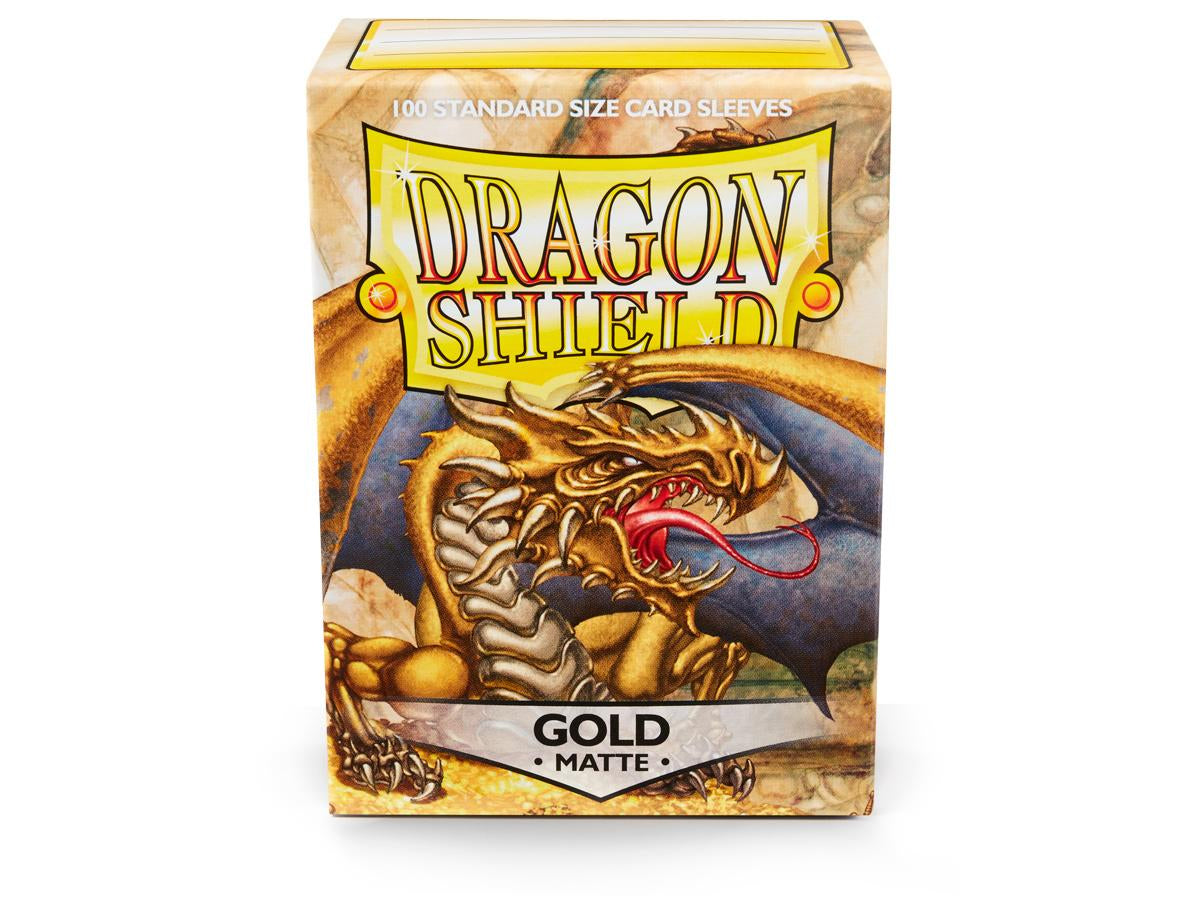 Dragon Shield: Sleeves - Matte - Gold
