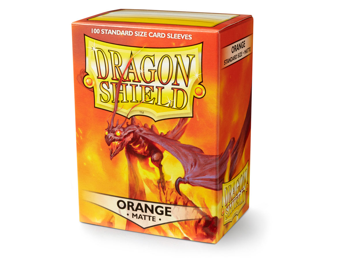 Dragon Shield Matte Card Sleeves - Orange
