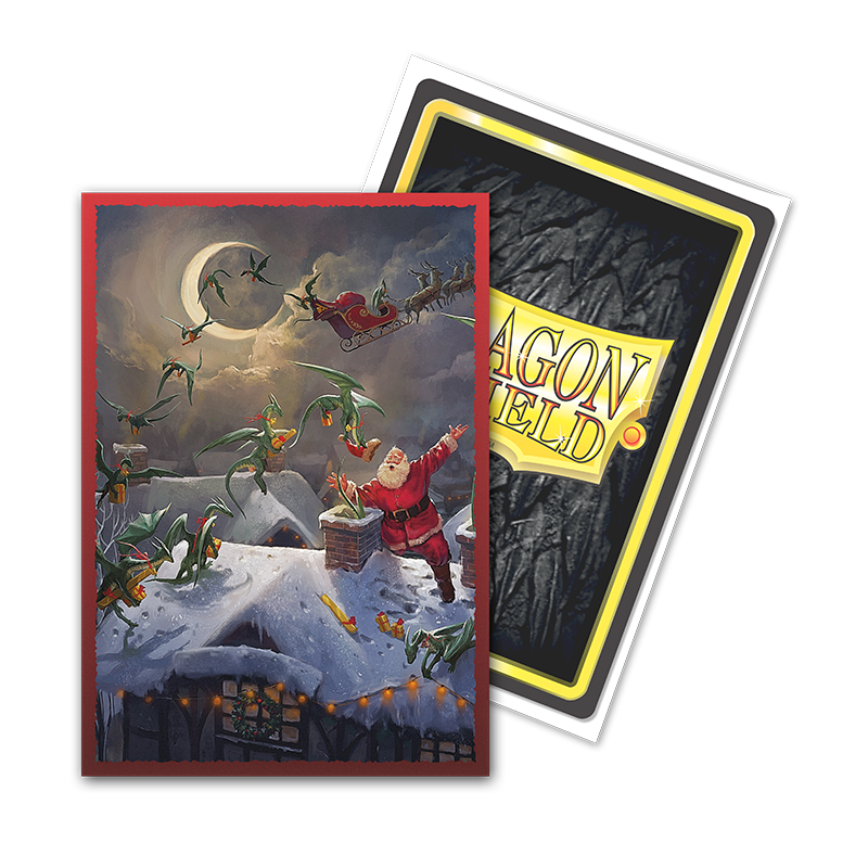 Dragon Shield: Japanese Size Sleeves - Brushed Art - Christmas 2023