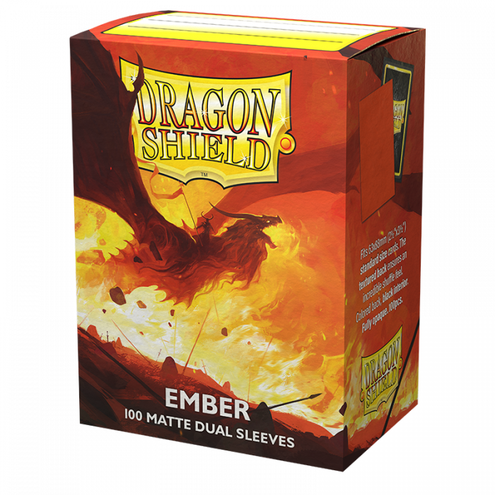 Dragon Shield: Sleeves - Matte Dual - Ember (Alaric, Revolution Kindler)