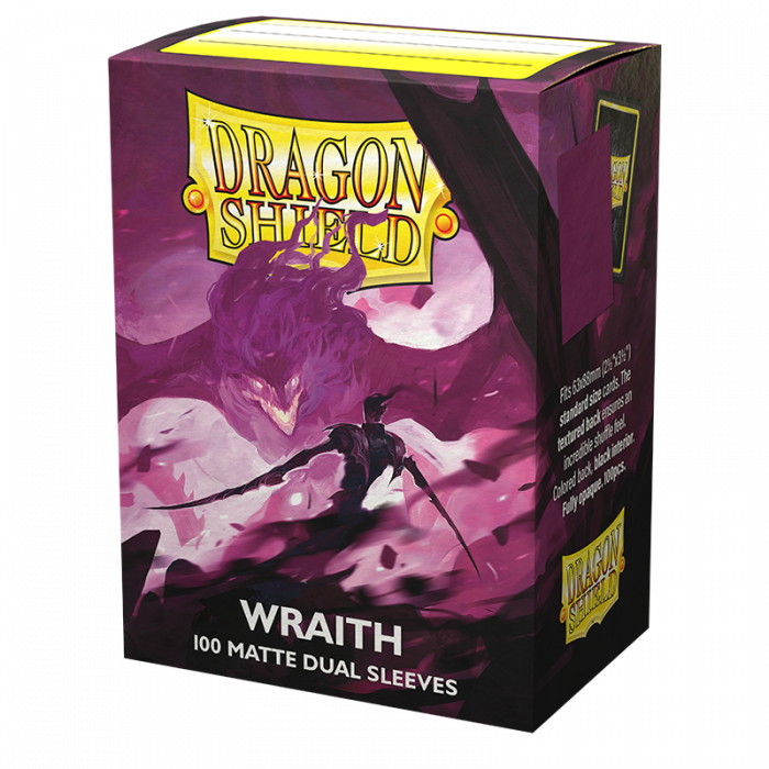 Dragon Shield: Sleeves - Matte Dual - Wraith (Alaric, Chaos Wraith)