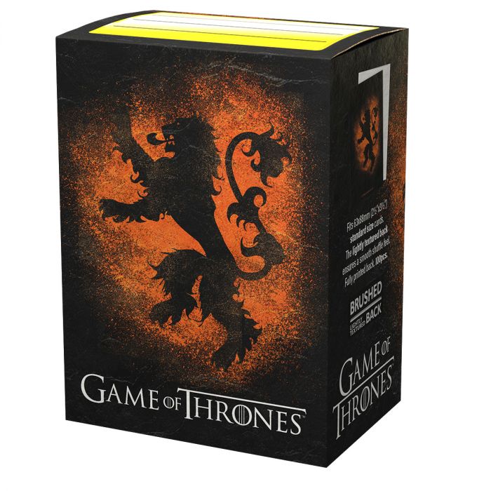 Dragon Shield Sleeves - Matte Art - Game of Thrones - House Lannister