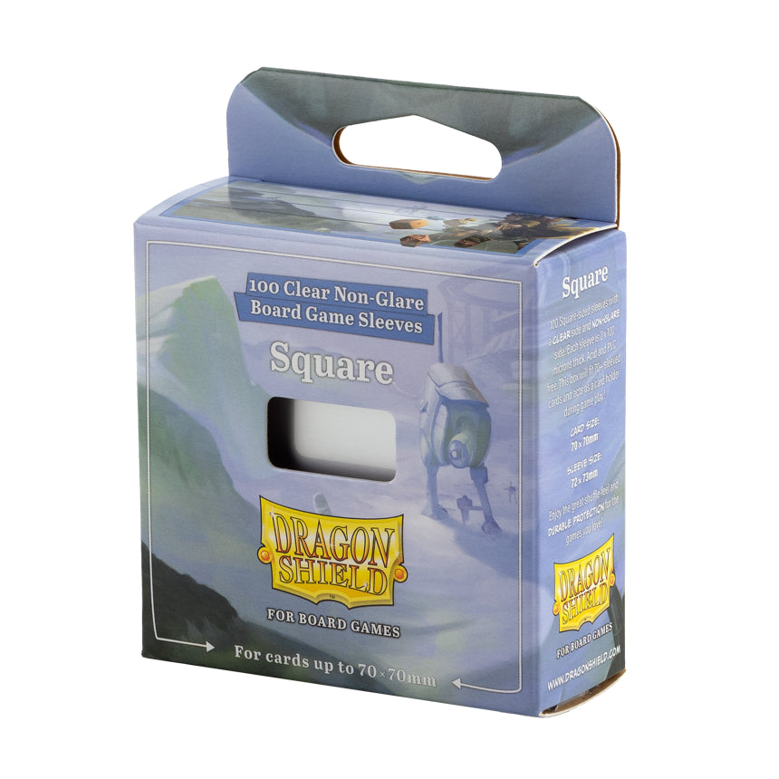 Dragon Shield: Board Game Sleeves - Clear Non-Glare - Square