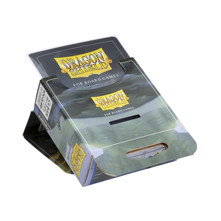 Dragon Shield: Board Game Sleeves - Clear Non-Glare - Square
