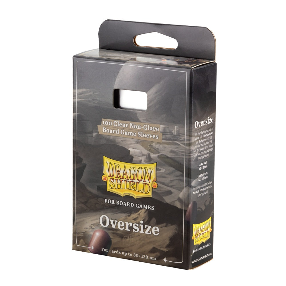 Dragon Shield: Board Game Sleeves - Clear Non-Glare - Oversize