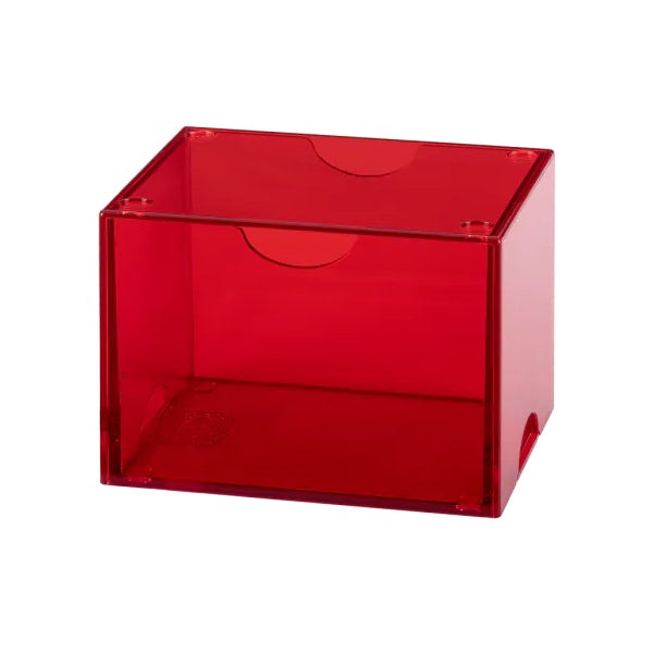 Dragon Shield: Deck Box - Strongbox - Clear: Red