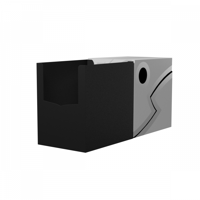 Dragon Shield: Deck Box - Double Shell - Ashen White/Black