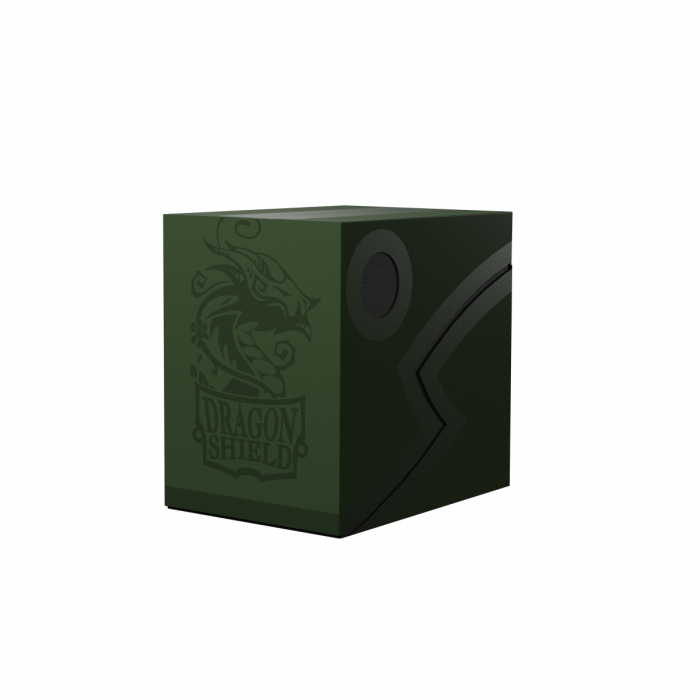 Dragon Shield: Deck Box - Double Shell - Forest Green/Black
