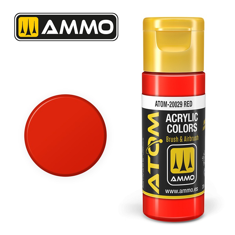 Ammo by MIG - Atom Color - Red 20ml