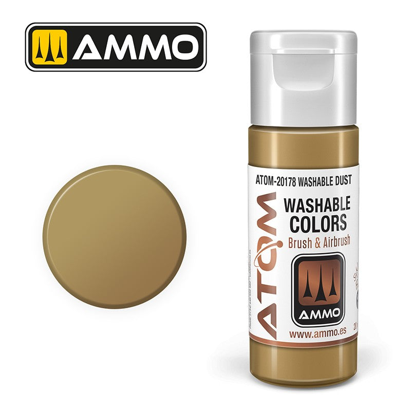 Ammo by MIG - Atom Color - Washable - Dust 20ml - Model Paint