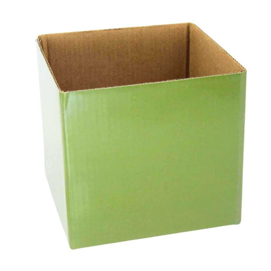 Posy Box Mixed Colours Pack of 25. - Hot pink Yellow Violet Moss and Orange.